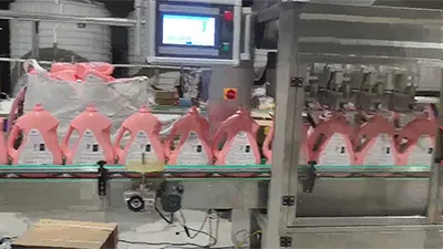 Розлив жидкого стирального порошка