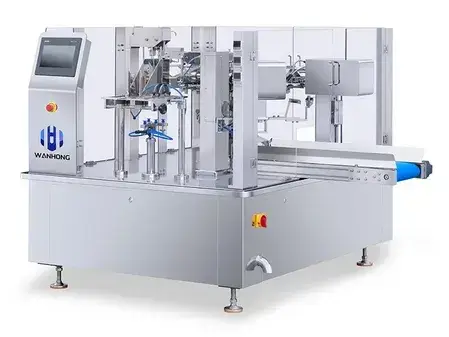 Роторная упаковочная машина для пауч-пакетов