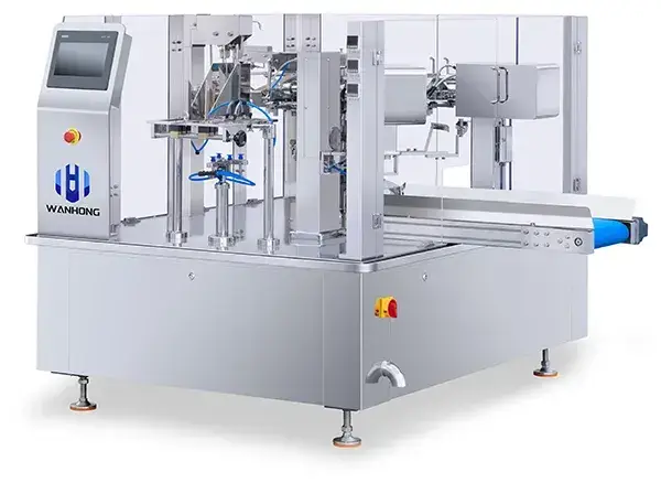 Роторная упаковочная машина для пауч-пакетов